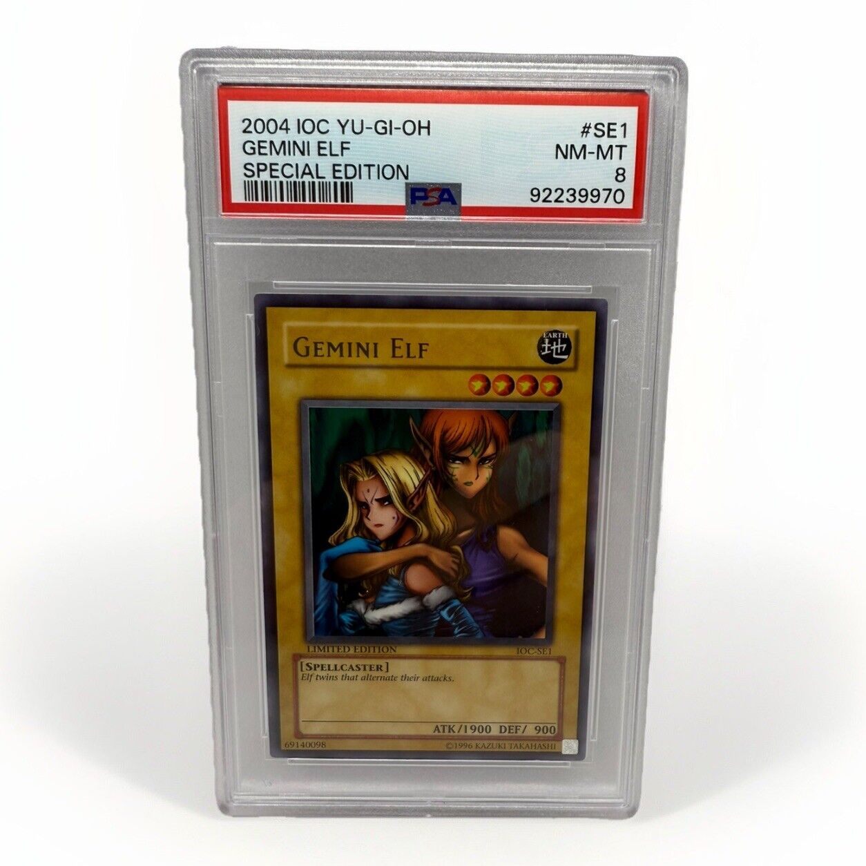 Gemini Elf 2004 PSA 8 NM-MT Invasion Of Chaos Special Edition IOC-SE1 Yugioh