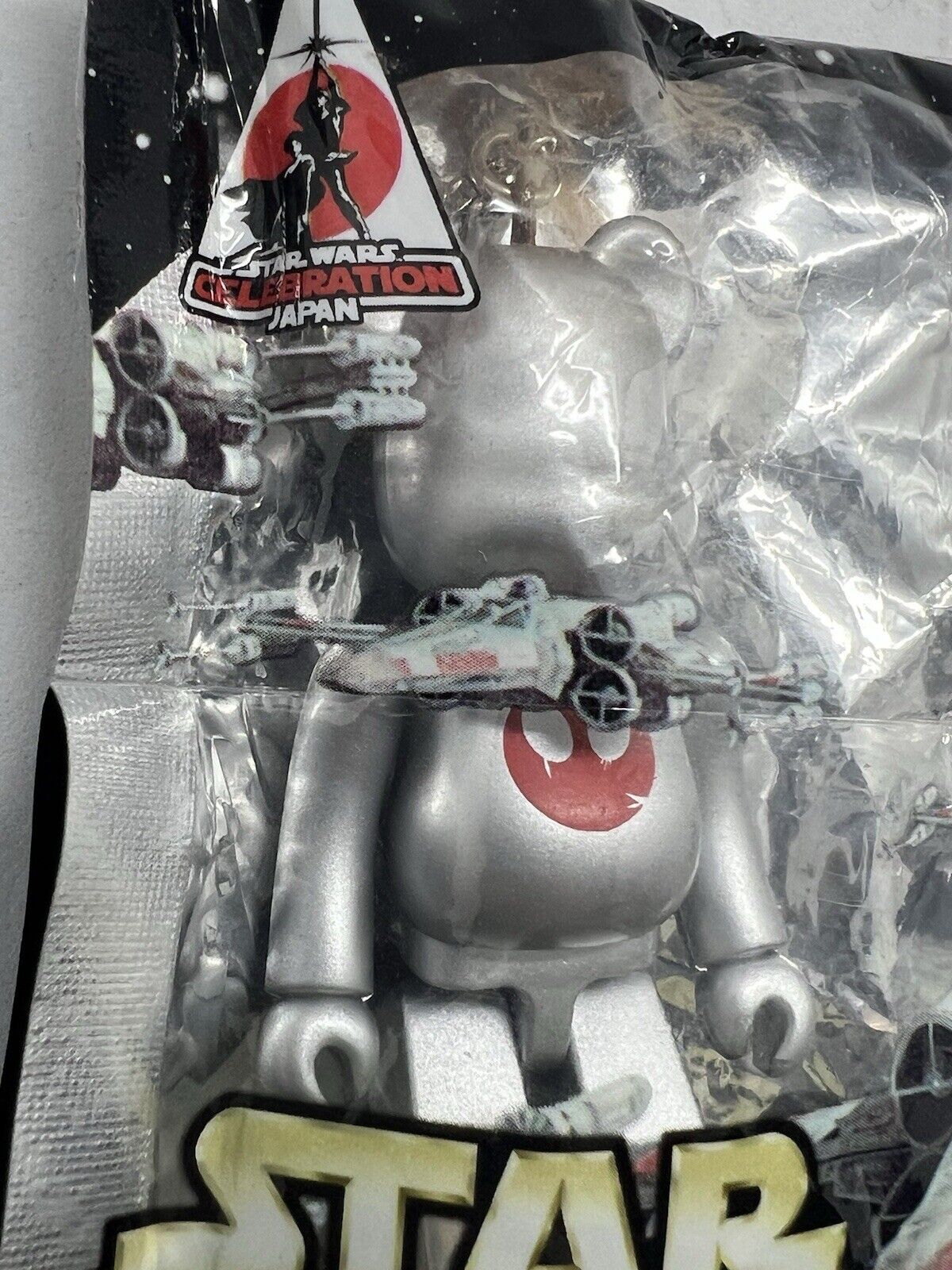 2008 Bearbrick Star Wars Rebel Alliance Logo #16 70% PEPSI MEDICOM MINI FIGURE