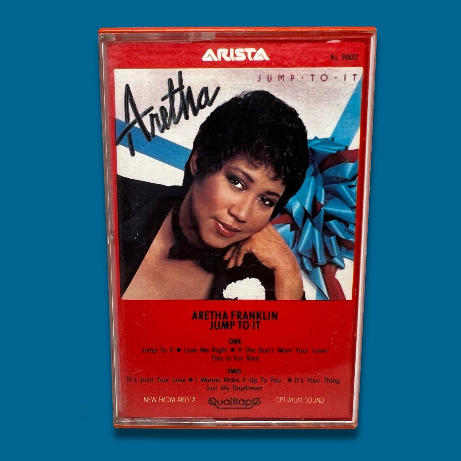 Jump To it - Aretha Franklin. Music Cassette Tape - Arista (1982)