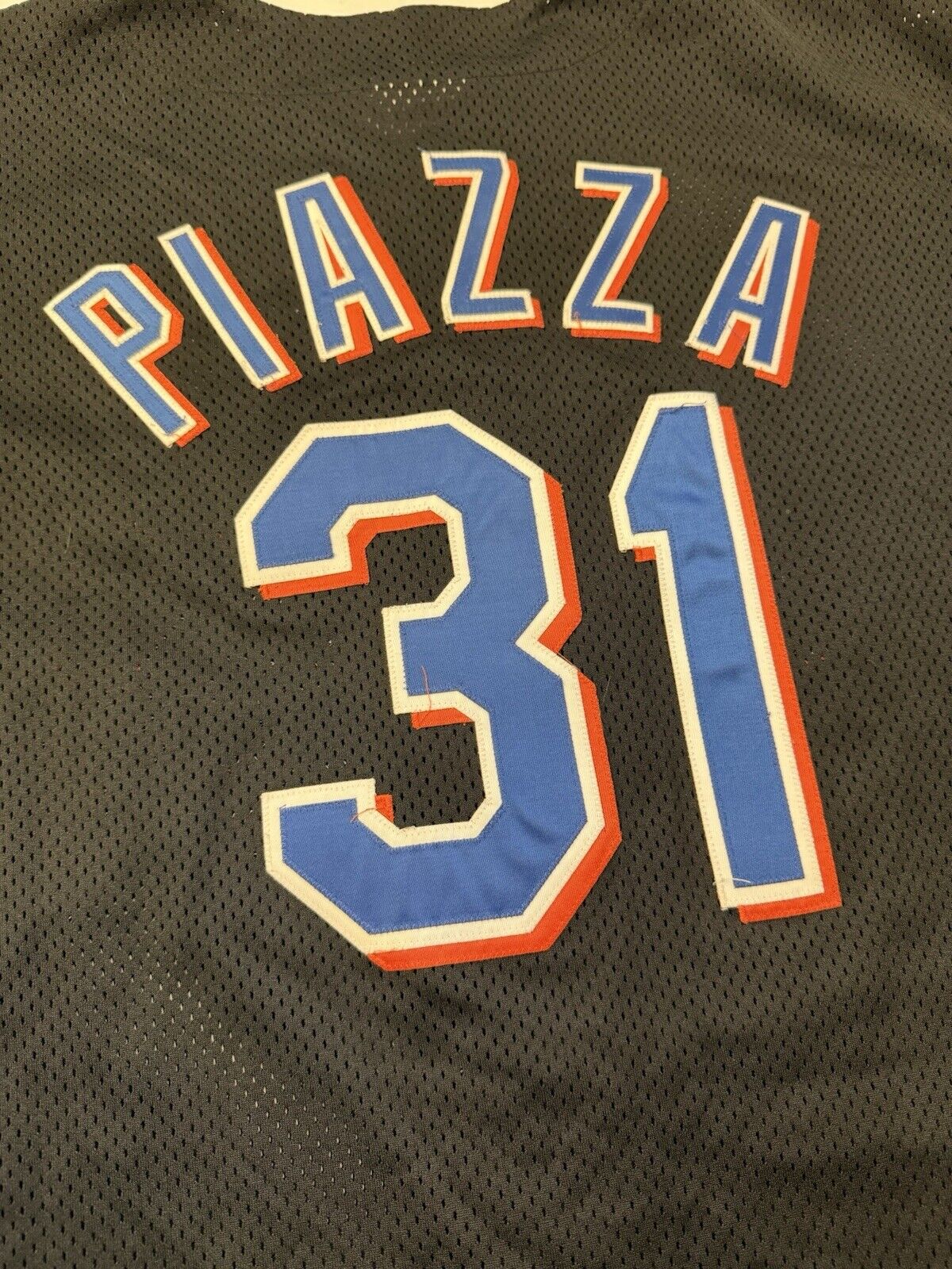 Vintage NEW YORK METS #31  PIAZZA MAJESTIC Authentic SHIRT JERSEY MLB BASEBALL