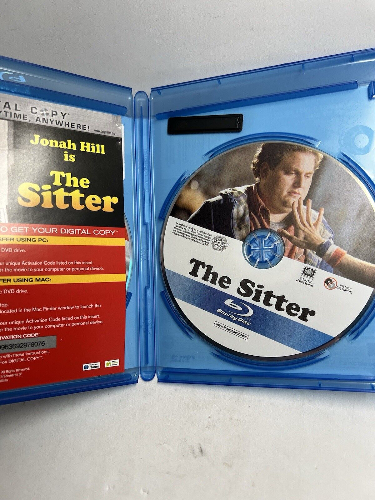 The Sitter (Blu-ray/DVD, 2012, 2-Disc Set)