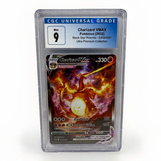 Charizard VMAX  CGC 9 Black Star Promos SWSH261 Ultra Premium Pokémon PSA RARE