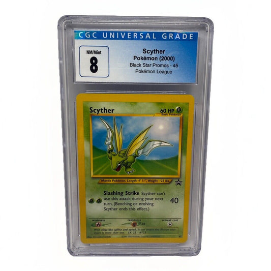 CGC Scyther WOTC Black Star Promos #45 League Pokemon Card PSA 8 NM/MINT PSA TCG