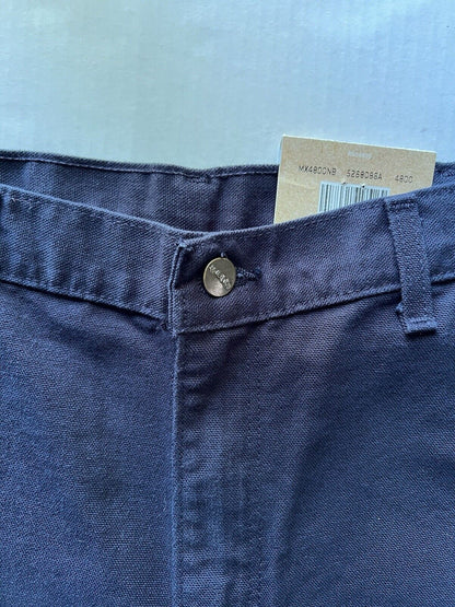 Carhartt Mens Blue Loose Original Fit 34 X 30.  B11-MDT Workwear Pants Denim New