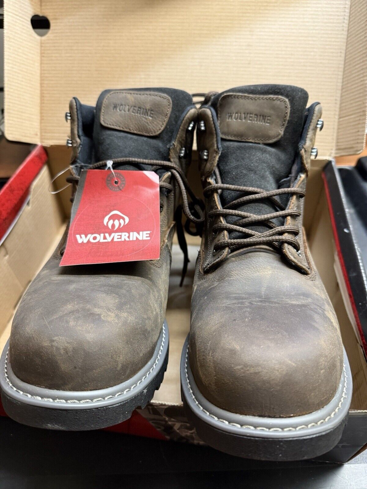 Wolverine Floorhand Waterproof Steel Toe 6" Work Boot Dark Brown (W10633) US 13