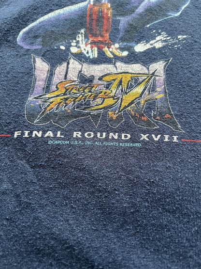 Ultra Street Fighter IV USA Final Round Tournament Shirt Sz Large Capcom Waifu