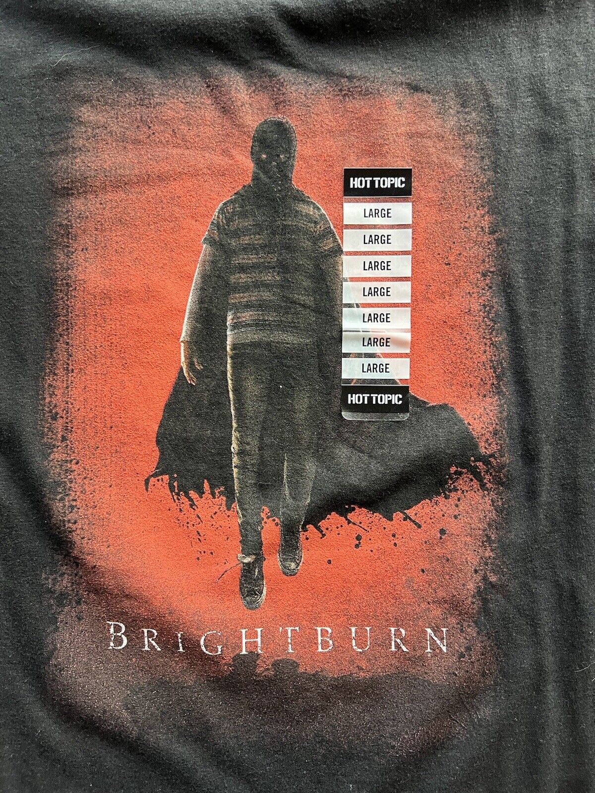 2019 Brightburn Poster Superhero Horror NWT Hot Topic Tshirt Large