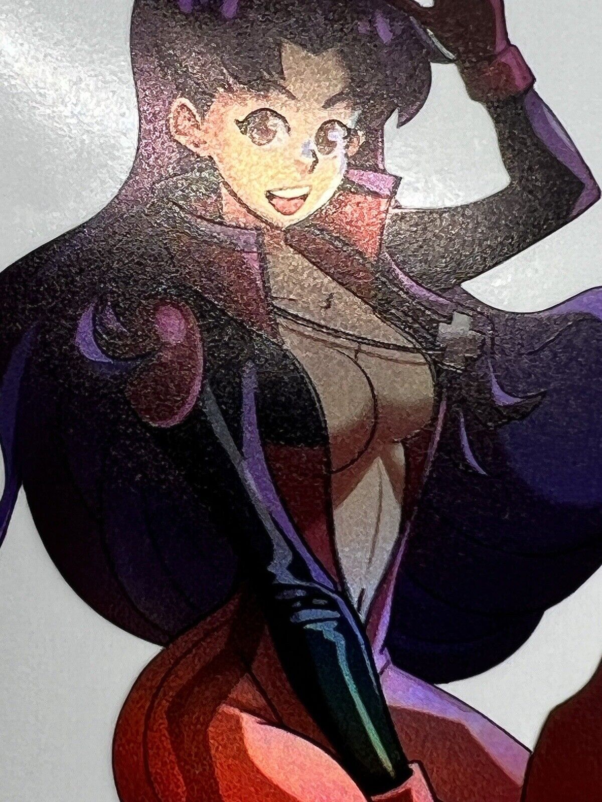 Misato Katsuragi Holograpic Sticker Original Neon Genesis Evangelion Waifu. 5x4