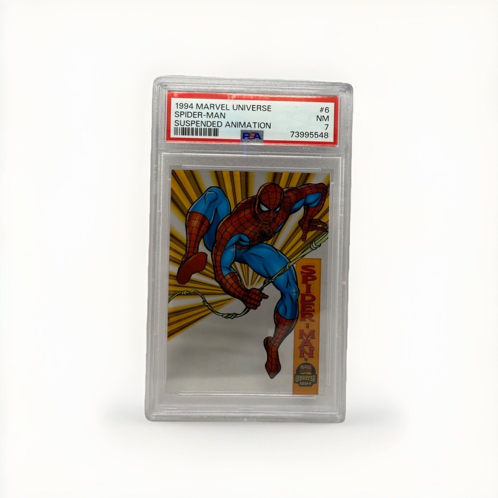 1994 Marvel Universe Spider-Man Suspended animation #6 PSA 7 NM