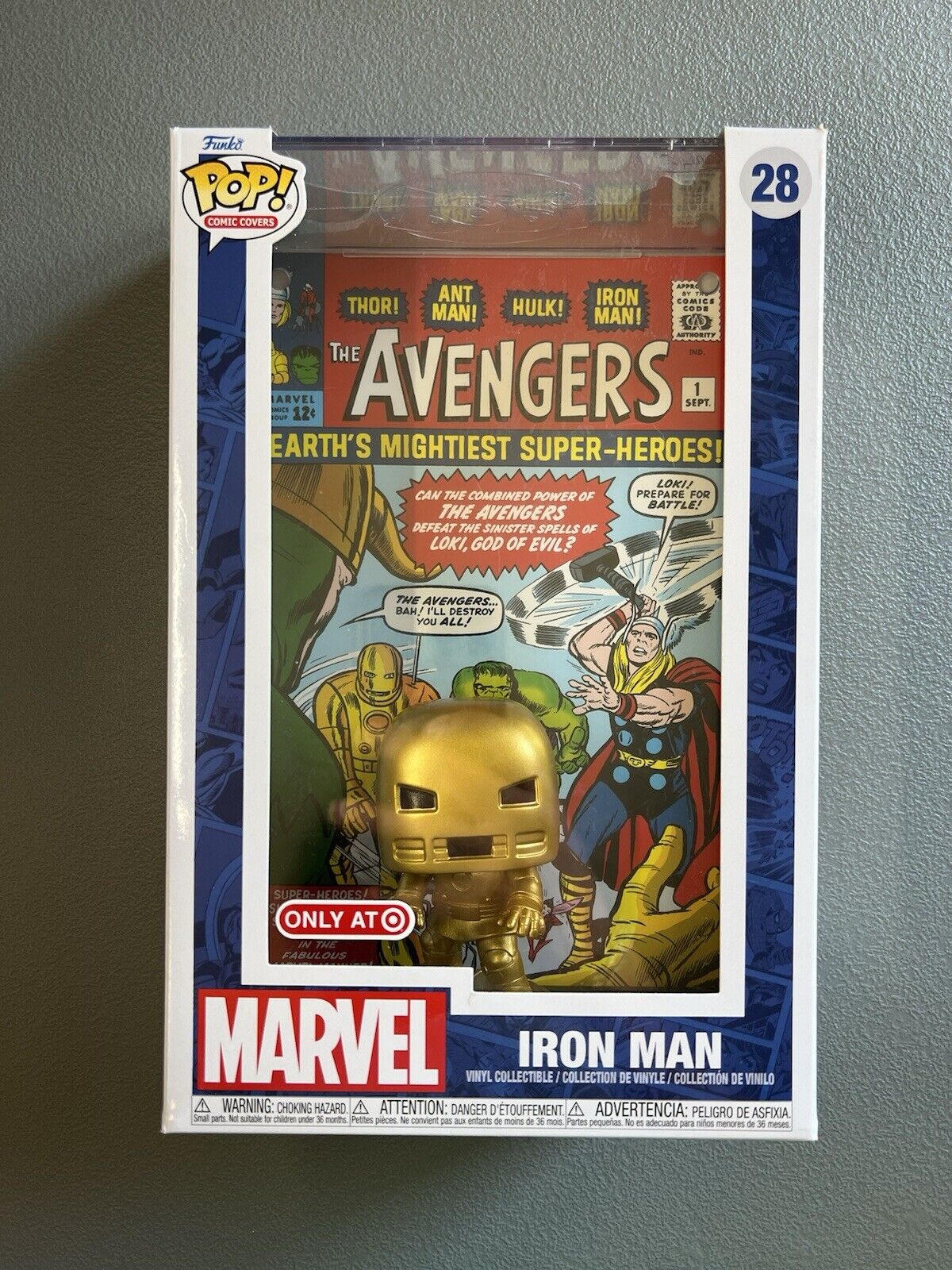 The Avengers - Iron Man Issue #1 #28 Comic Cover Funko Pop Vinyl NEW Big Style