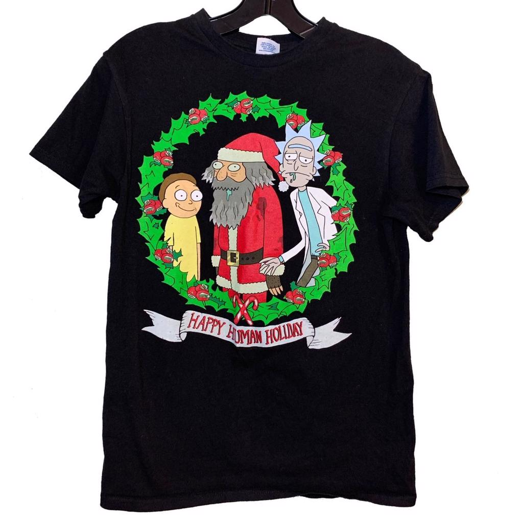 Rick And Morty Xmas Crewneck T-shirt