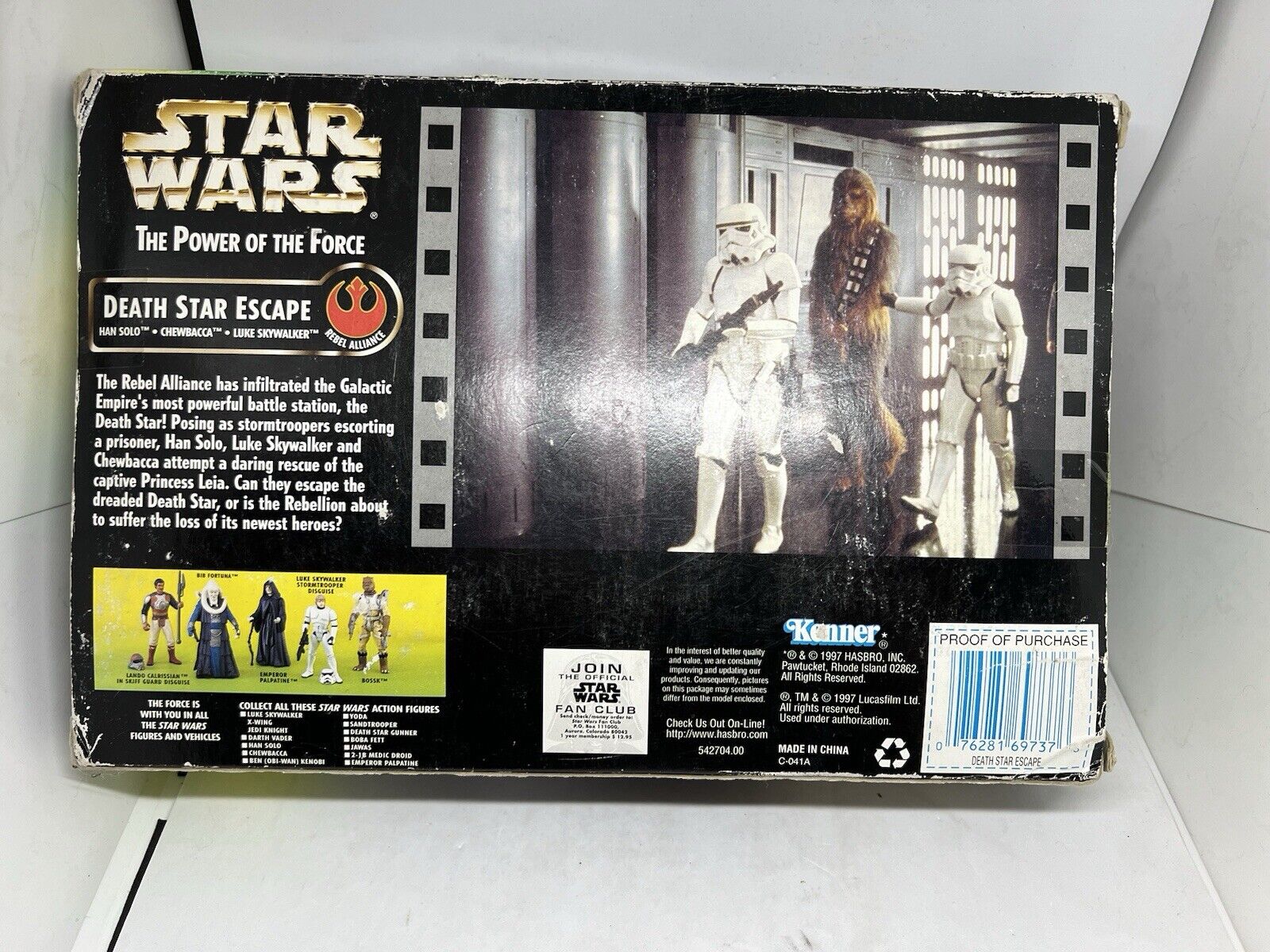 1997 STAR WARS POWER OF THE FORCE DEATH STAR ESCAPE CINEMA SCENE 3 PACK