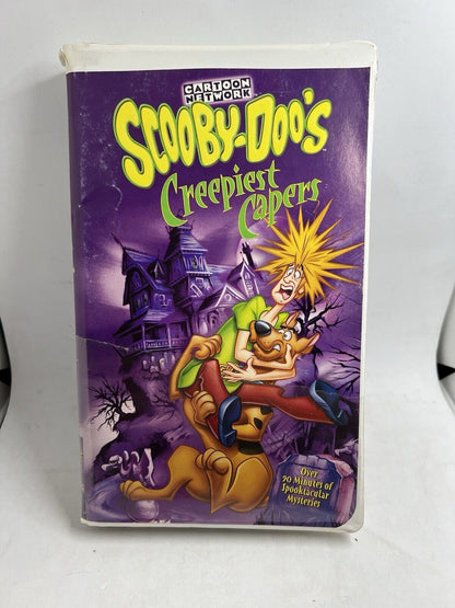 Scooby-Doo's Creepiest Capers (VHS, 2000, Clam Shell) Shaggy Vintage Fred Velma