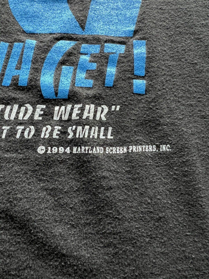 1994 Single Stitch. Big Johnson Attitude Wear  T-Shirt. Size Matters Adult XL