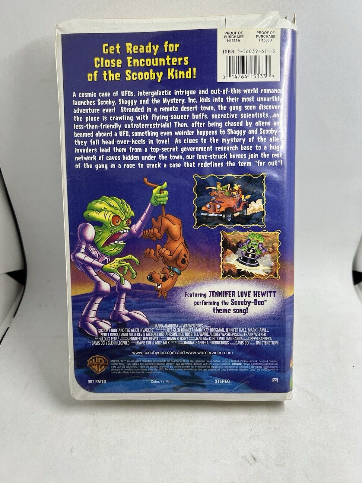 Scooby-Doo and the Alien Invaders (VHS, 2000, Warner Brothers Shaggy Velma Fred