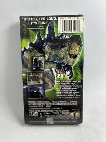 Godzilla 1998 VHS Sealed New! Rare Collectible Monster Movie - Mint Condition