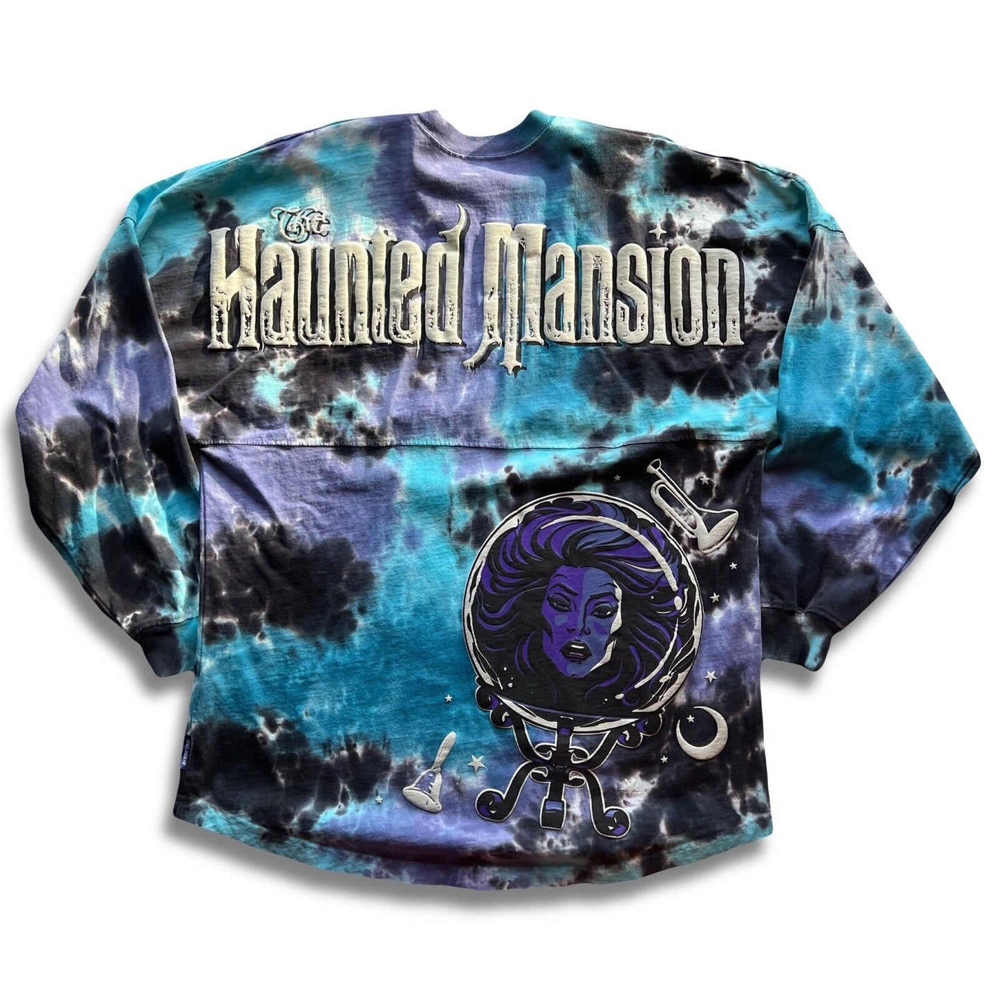 Disney Haunted Mansion Glow Night Tie-Dye Spirit Jersey Madame Leota Adult M