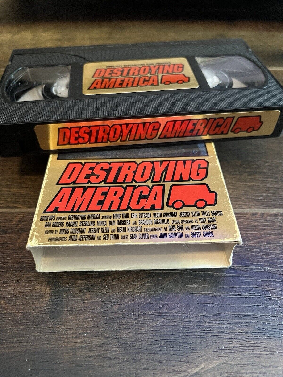 Hook-Ups Destroying America Jeremy Klein Skateboarding VHS Tony Hawk Birdhouse