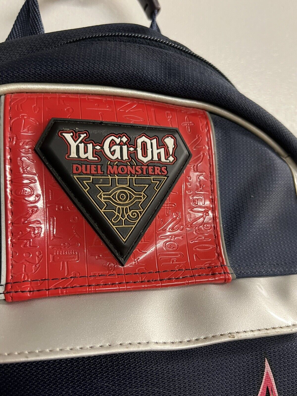 1996 Yu-Gi-Oh Backpack Duel Monster Millenium Eye Strap Bag RARE Exodia Card