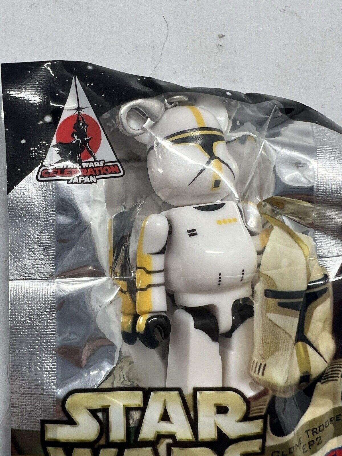 2008 Bearbrick Star Wars Clone Trooper Ep 2 #14 70% PEPSI MEDICOM Keychain