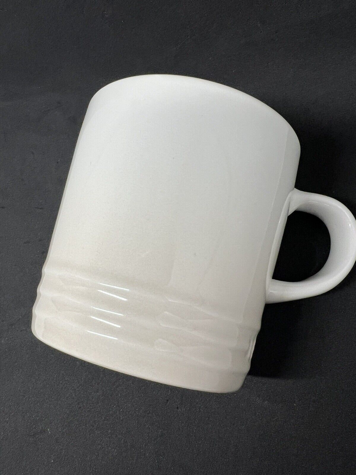 LE CREUSET Meringue Coffee Mug Second Choix 350 ml / 12 oz White Cream Heavy