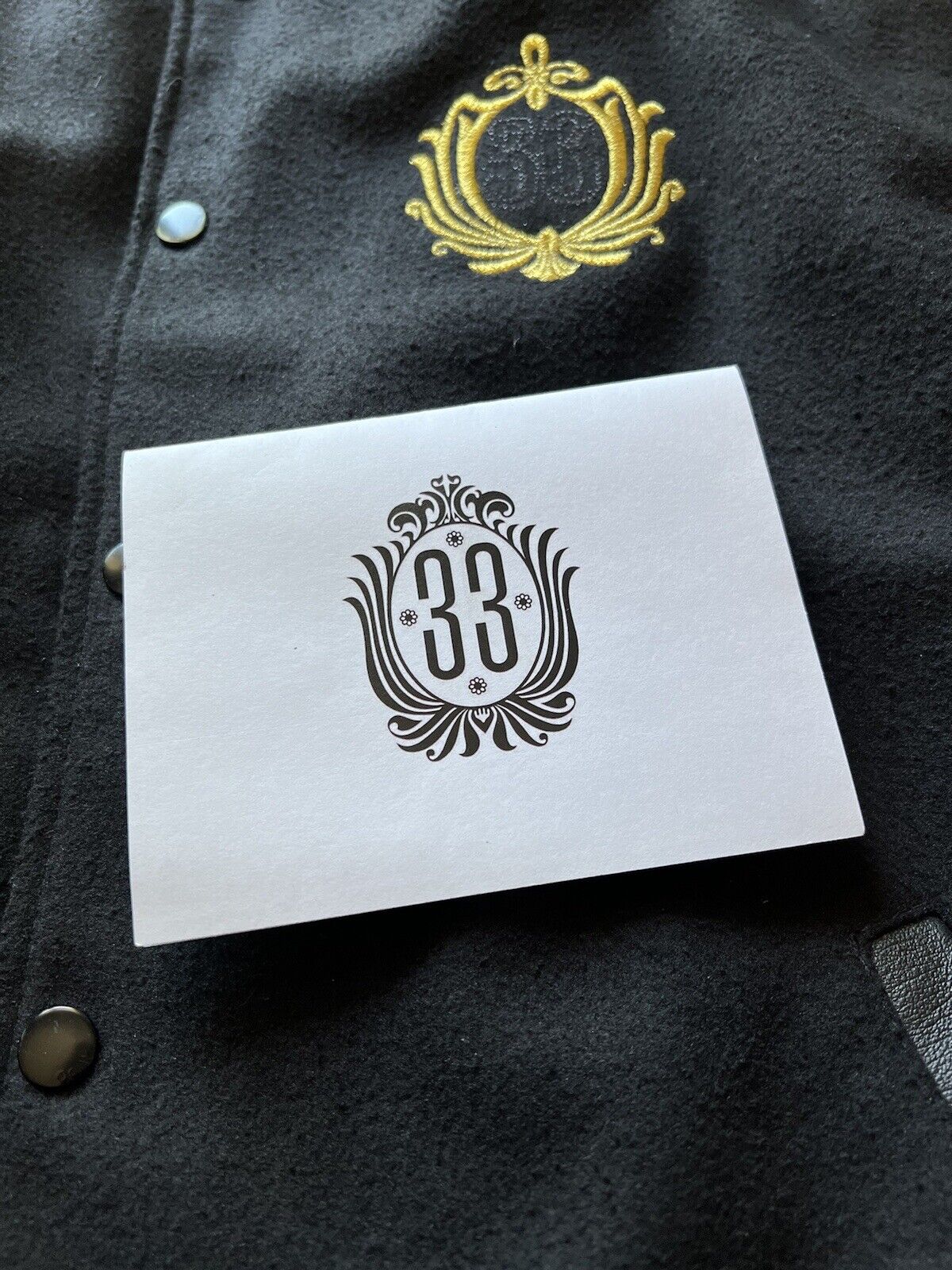 Club 33 Varsity Jacket. 50th Anniversary. Art Lewis Illuminations. One Of A Kind