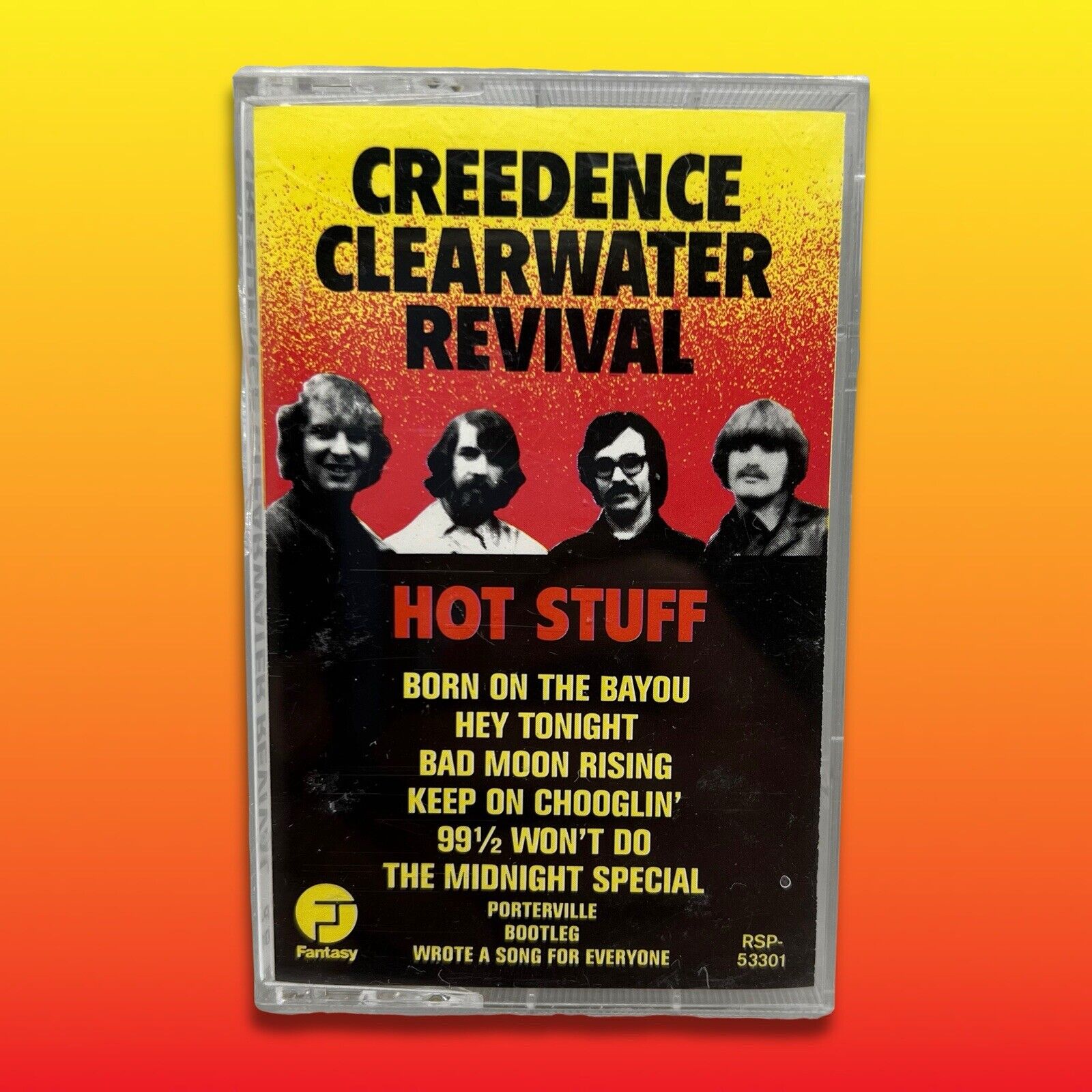 Creedence Clearwater Revival - Hot Stuff (Cassette Tape, 1987, Fantasy)