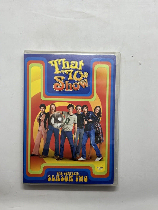 That 70s Show - Complete Season 2 (DVD, 2005) Like new. Ashton Kutcher Mila