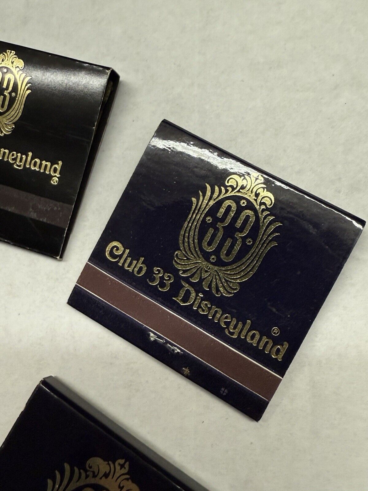 Vintage Disneyland Club 33 1992 Matches Set Of 8 1967 Silver Anniversary RARE