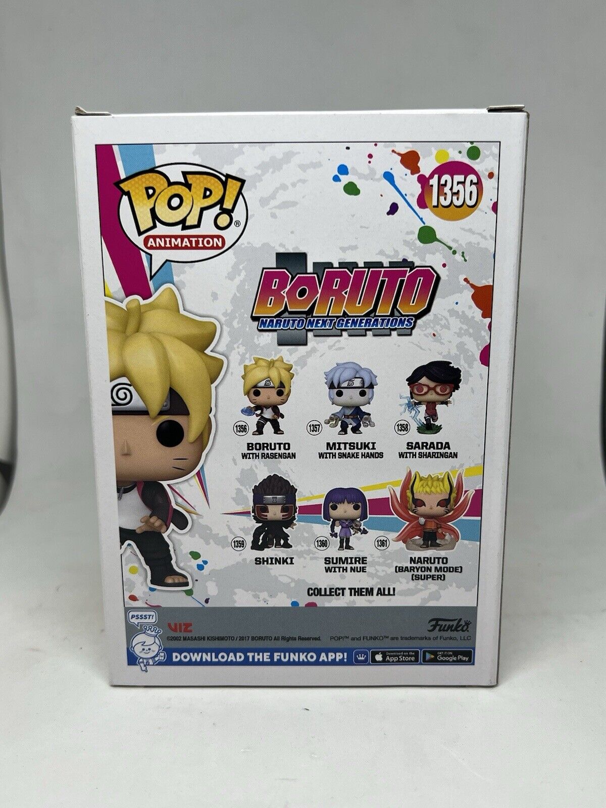 Funko Pop Animation: BORUTO w/ RASENGAN #1356 Glow in the Dark Amazon Exclusive!