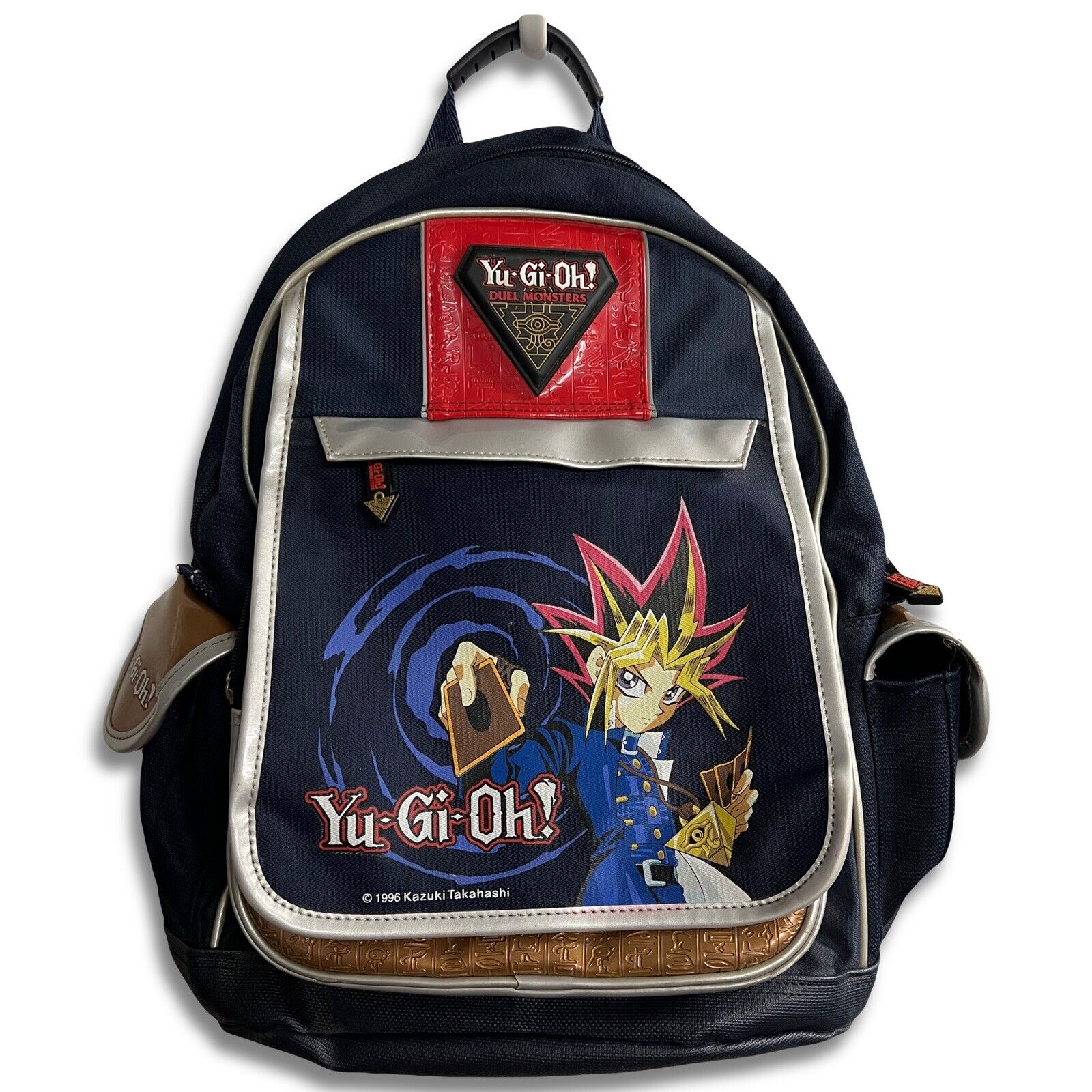 1996 Yu-Gi-Oh Backpack Duel Monster Millenium Eye Strap Bag RARE Exodia Card