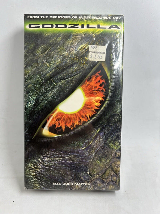 Godzilla 1998 VHS Sealed New! Rare Collectible Monster Movie - Mint Condition