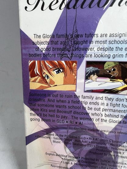 Gloria | Private Lessons VHS Anime SoftCel Pictures 18+ Glo•ri•a