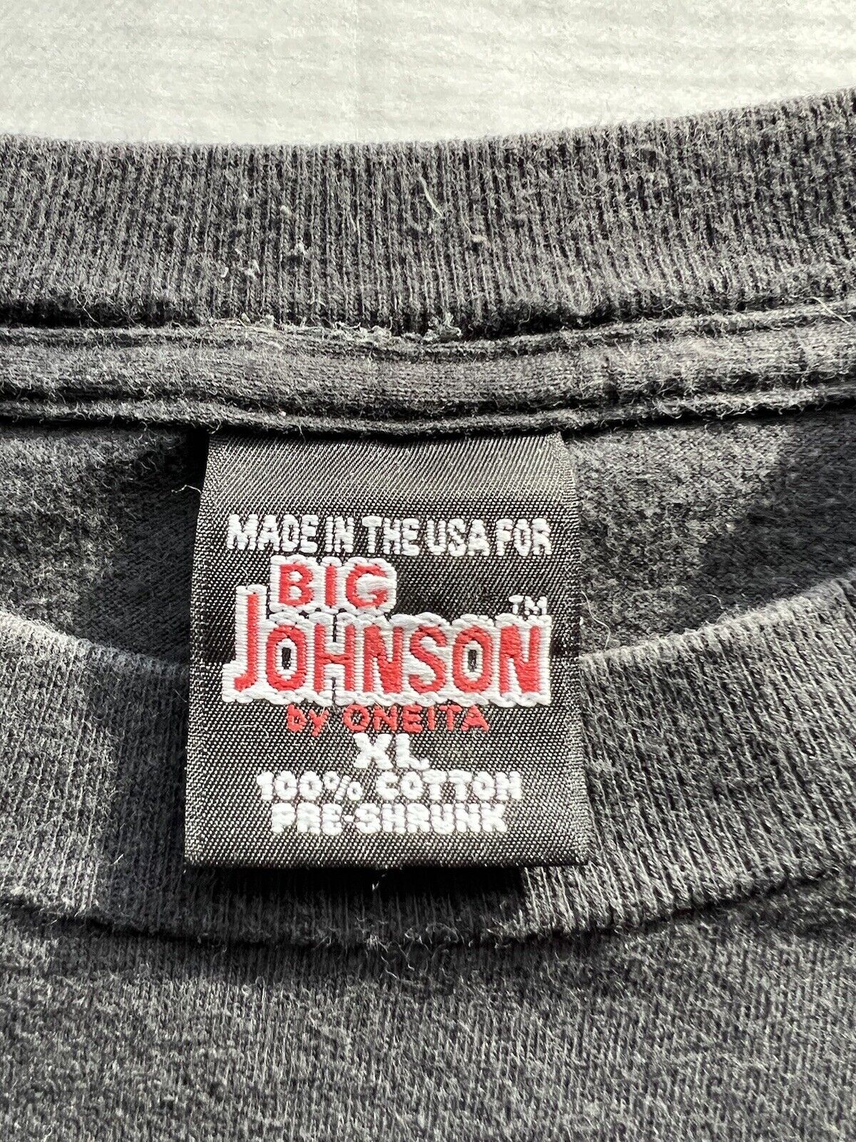 1994 Single Stitch. Big Johnson Attitude Wear  T-Shirt. Size Matters Adult XL