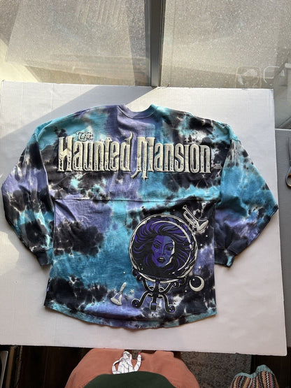 Disney Haunted Mansion Glow Night Tie-Dye Spirit Jersey Madame Leota Adult M