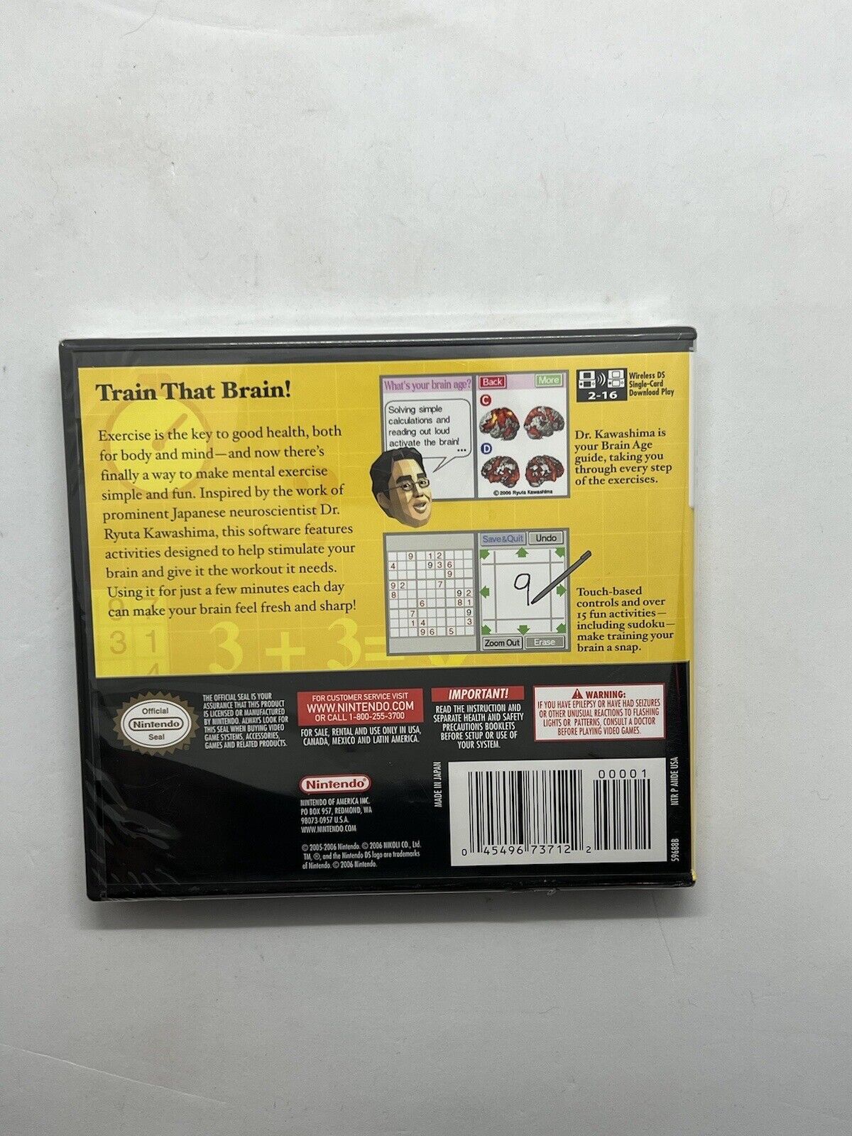 Brain Age: Train Your Brain in Minutes a Day (Nintendo DS, 2006)