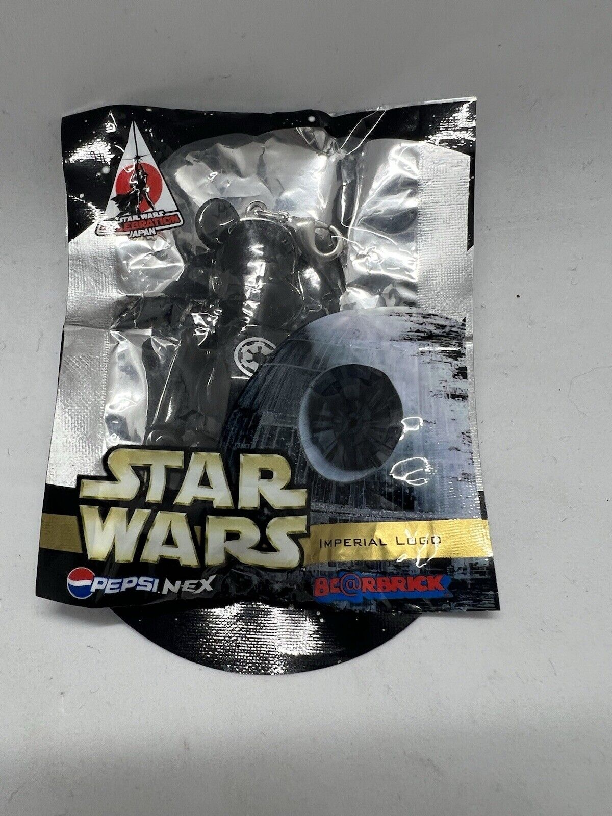 BE@RBRICK Star Wars Small Figure Key Chain Pepsi IMPERIAL LOGO New Sealed 2008