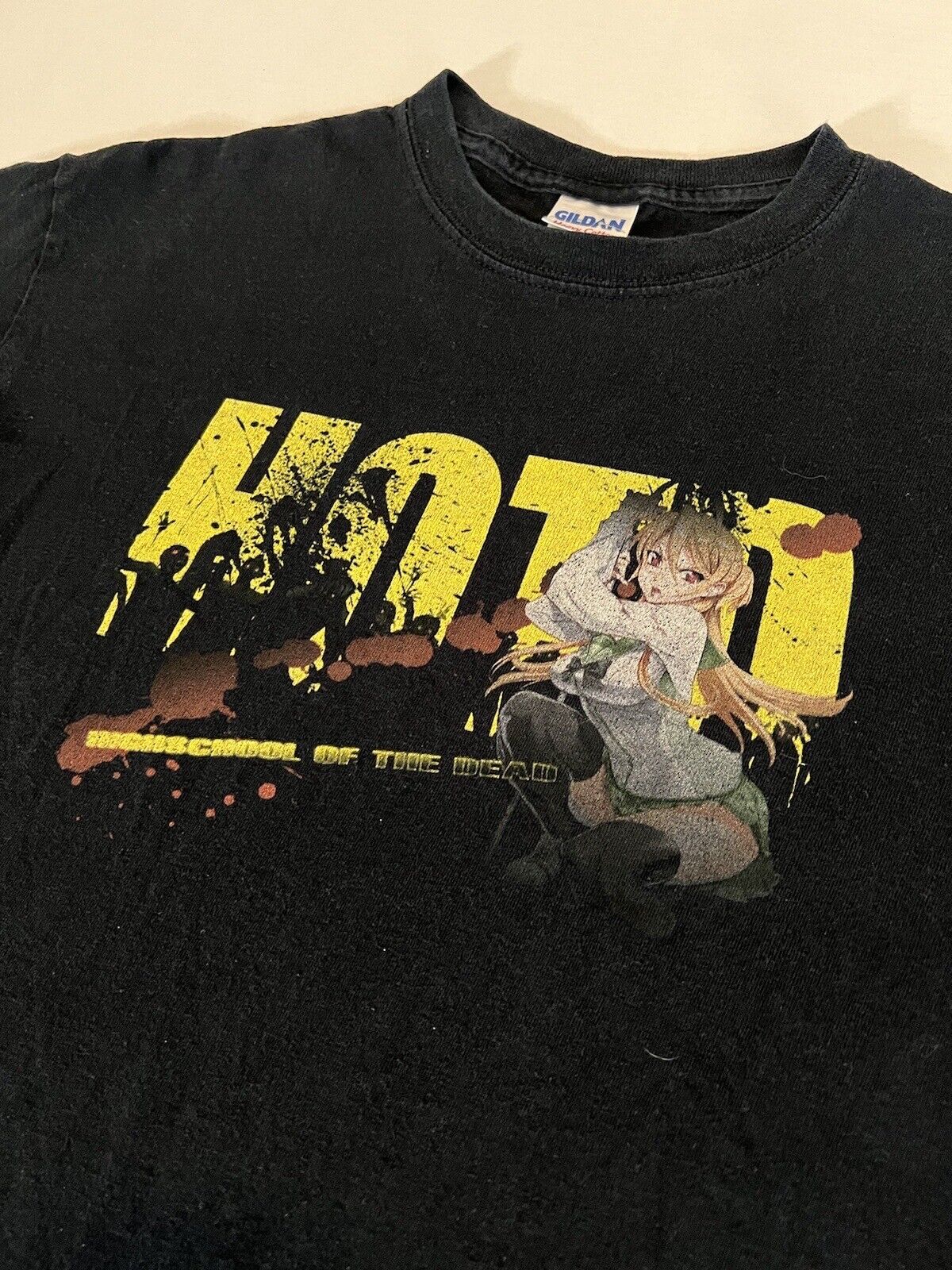 Beautiful Y2K Highschool Of The Dead Rei Miyamoto Waifu T Shirt Rare Vintage