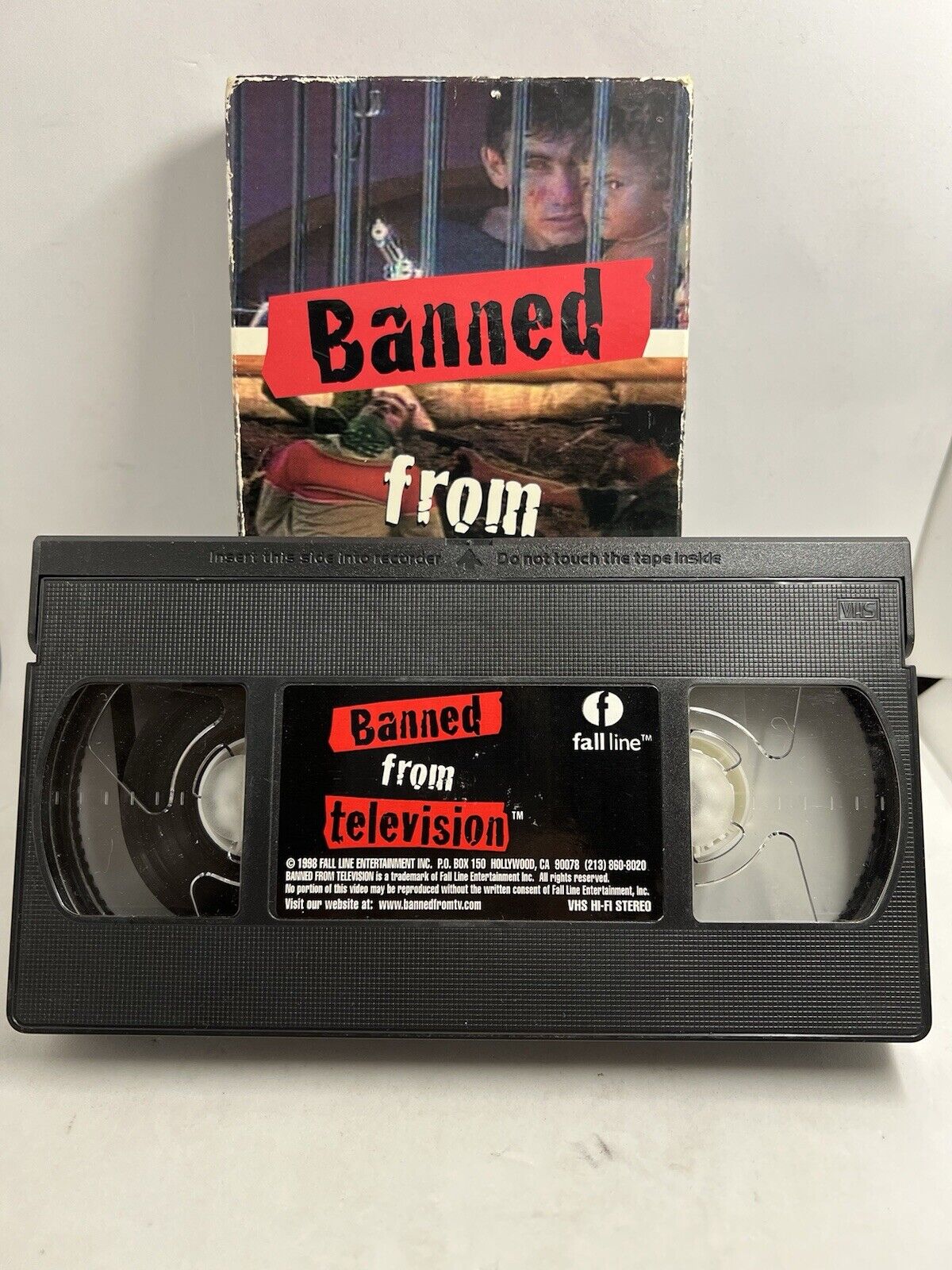 BANNED FROM TELEVISION TV SUPER RARE VHS TAPE 1998 (This Will Shock You!)