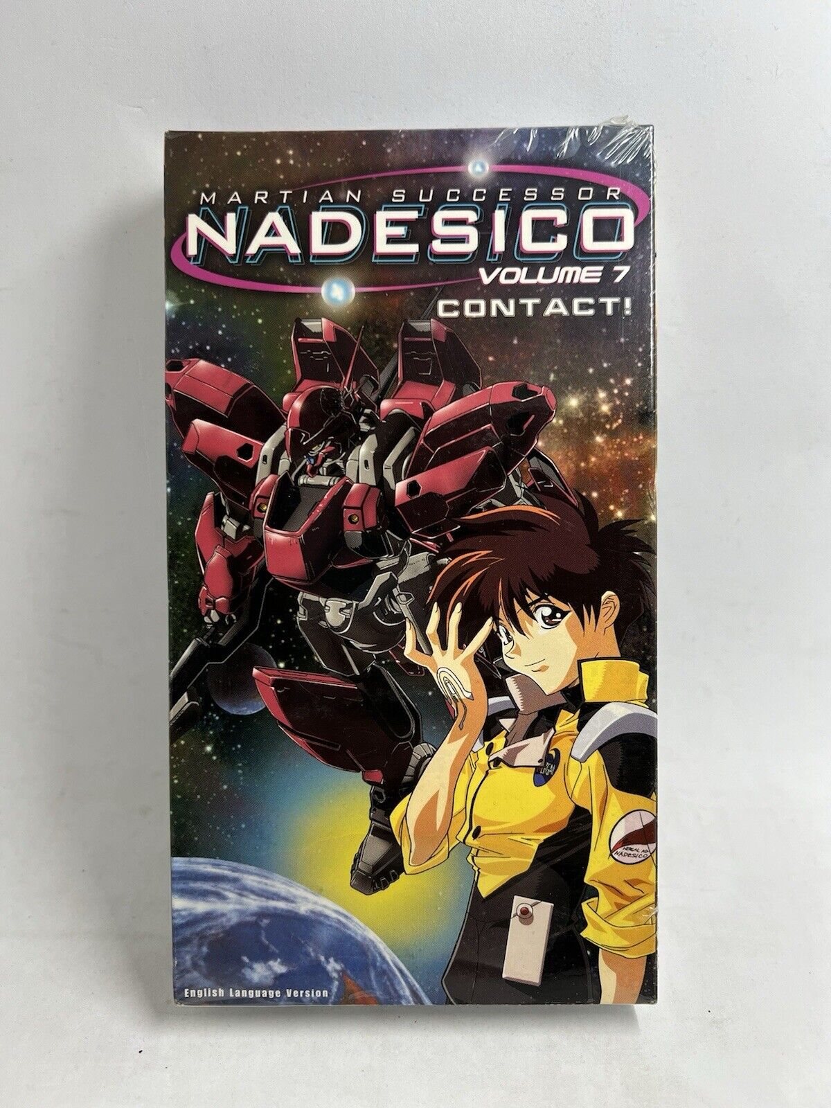 Martian Successor Nadesico - Vol. 7: Contact (VHS, 2000, Dubbed) ADV Films Anime