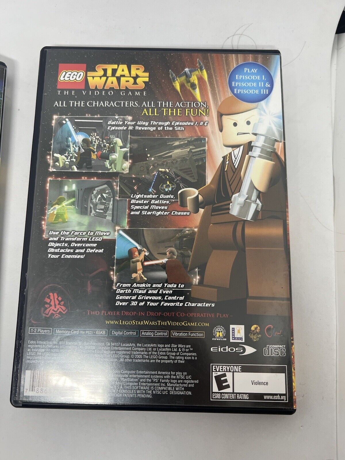 LEGO Star Wars 1  & 2 Original Trilogy PS2 Bundle