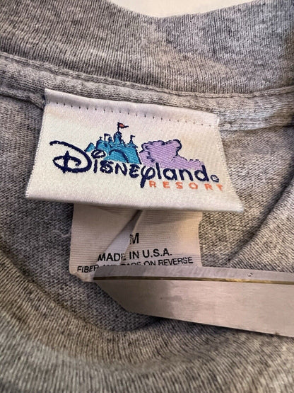 Disney California Adventure Y2K Goofy Kids Tshirt Crewneck Medium Gray