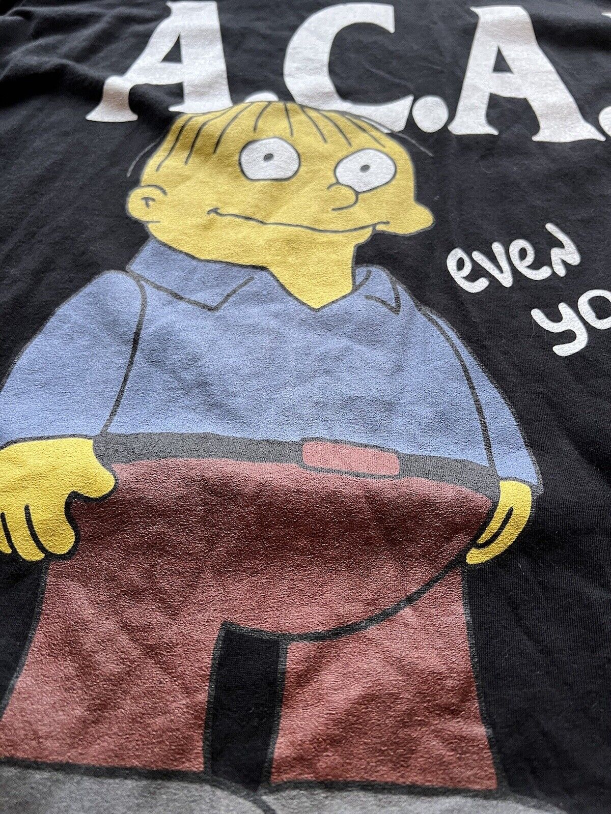 All Cops Ralph Wiggum Even Your Dad! The Simpsons Ralph Wiggum T Shirt XL Police