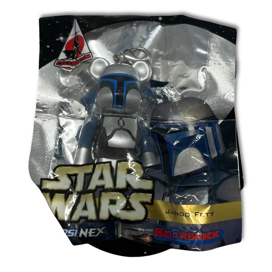 2008 Bearbrick Star Wars Jango Fett #5 70% PEPSI MEDICOM MINI FIGURE Keychain