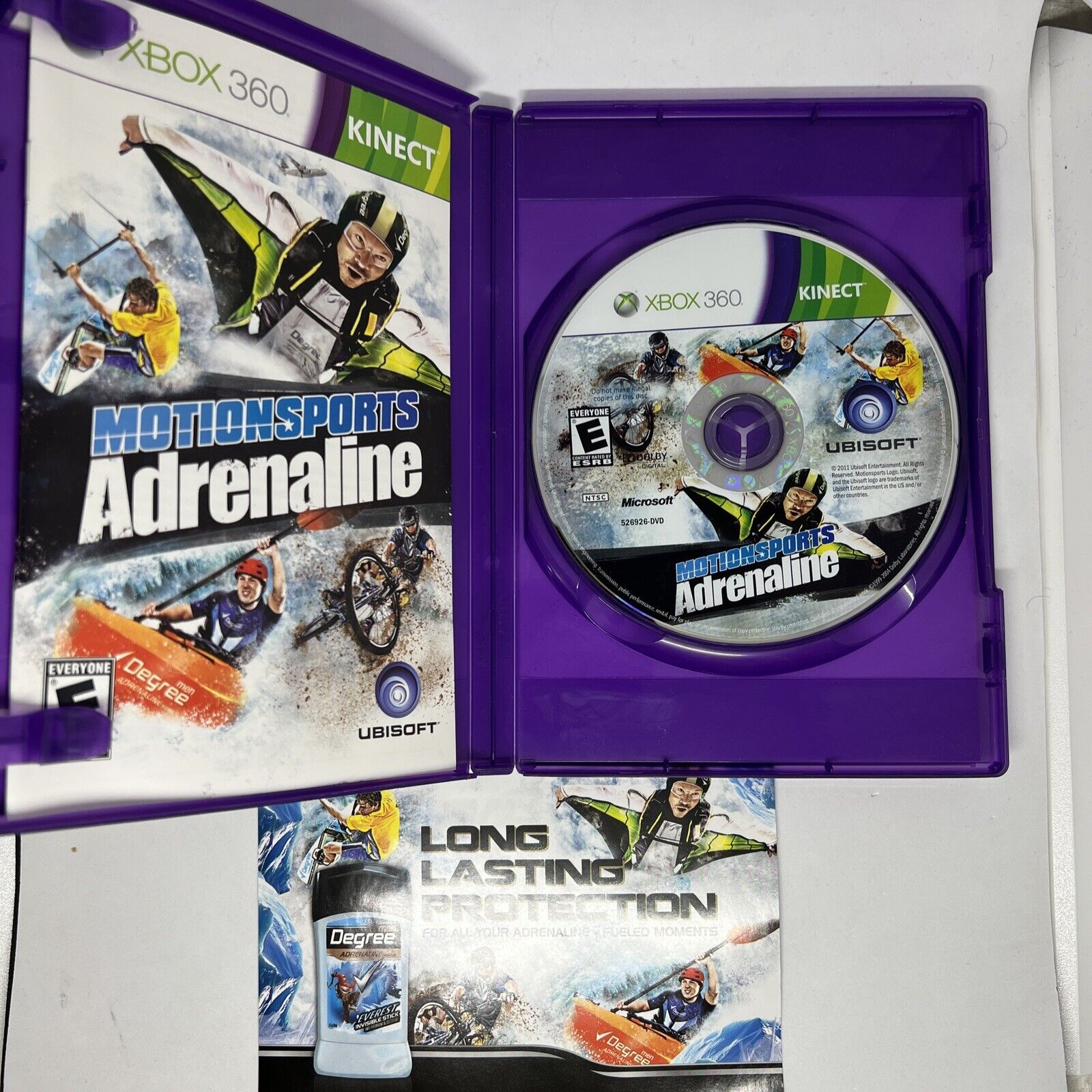 Motionsports: Adrenaline - Xbox 360 Disc, Case, And Manual