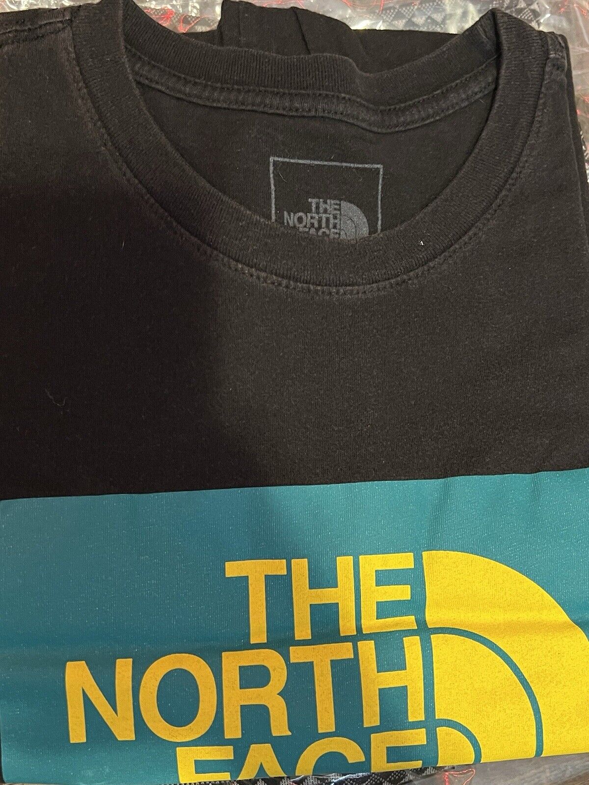 The North Face Berkeley California Tshirt Blue Logo Mens Large