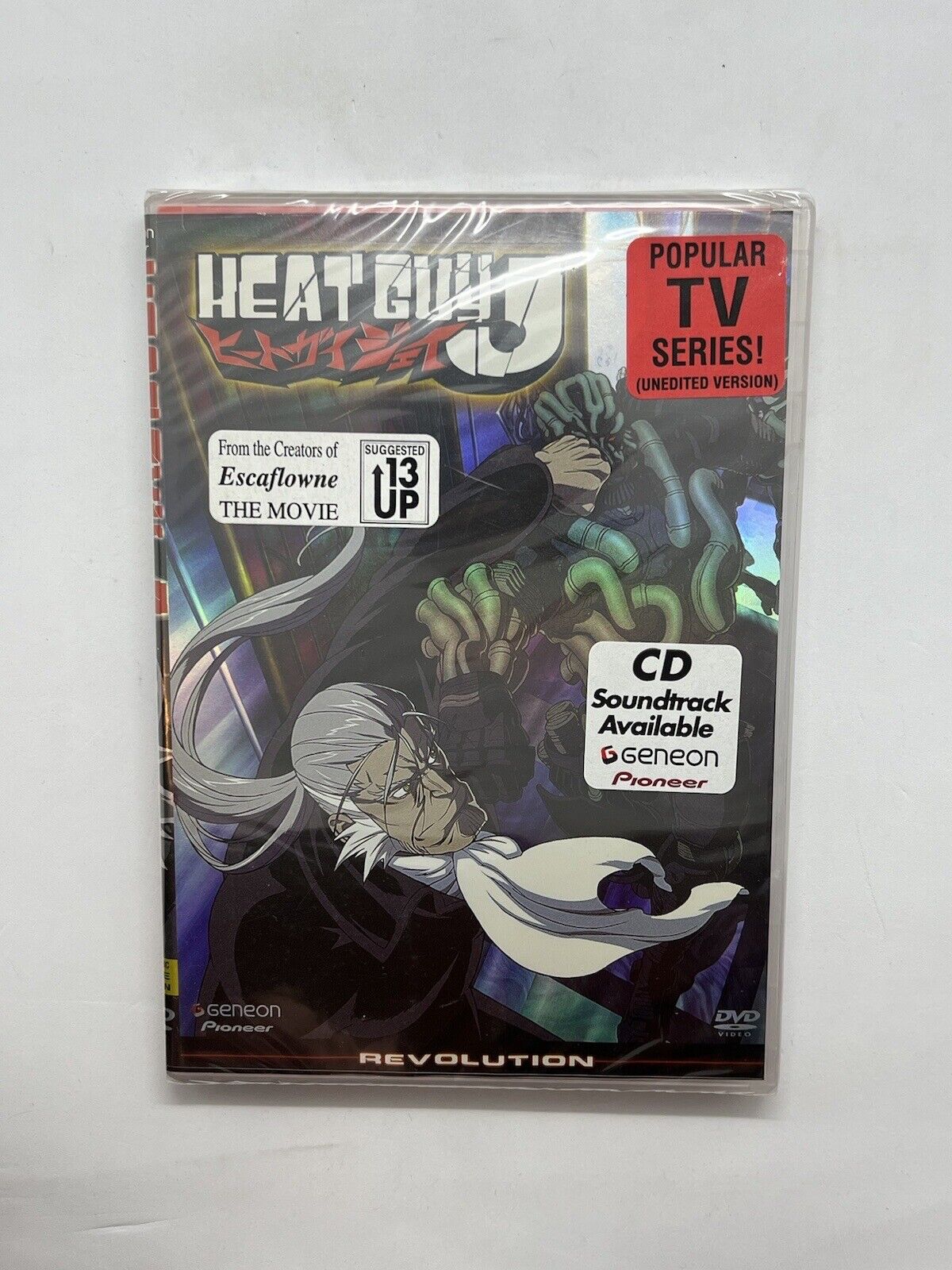 Heat Guy J - Vol. 7: Revolutions (DVD, 2004) Brand new Sealed Anime Manga Wide