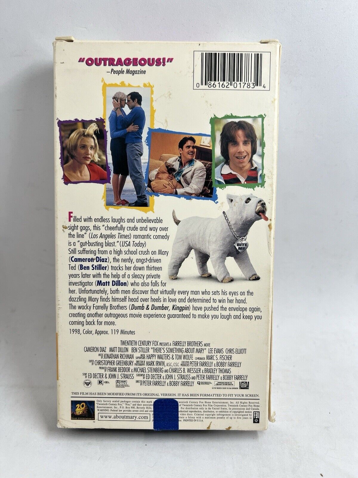 Theres Something About Mary (VHS, 1999, Special Edition) Cameron Diaz