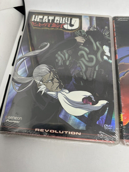 2 Lot Heat Guy Anime DvD Bundle. Evolution. Hidden Fang.