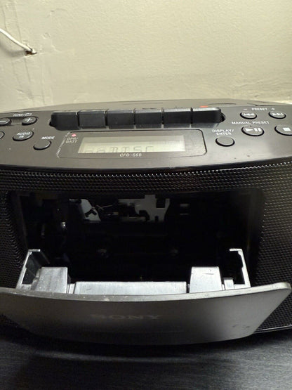 Sony CFD-S50 Personal Audio System With CD/Cassette Player & AM/FM Radio Tested